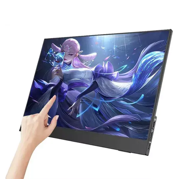 Moniteur portable de projection sans fil de 14 pouces 1080p
